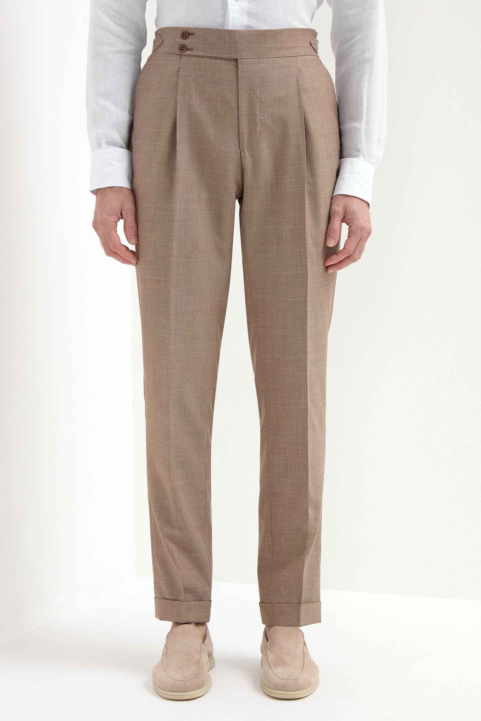 Almond Soragna Trousers Made In Italy