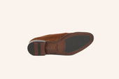 Trevise Hydrovelours Noisette Cuir