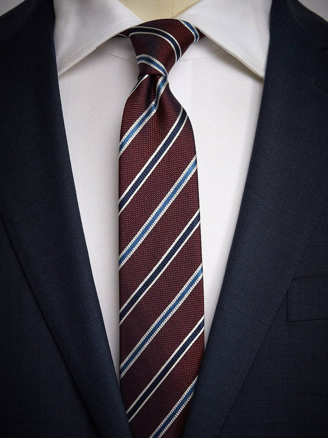 Burgundy & Blue