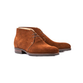 Chukka boots in auborn hunting suede calf leather