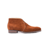 Chukka Boots In Auborn Hunting Suede Calf Leather