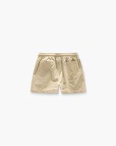 Beige Linen Shorts