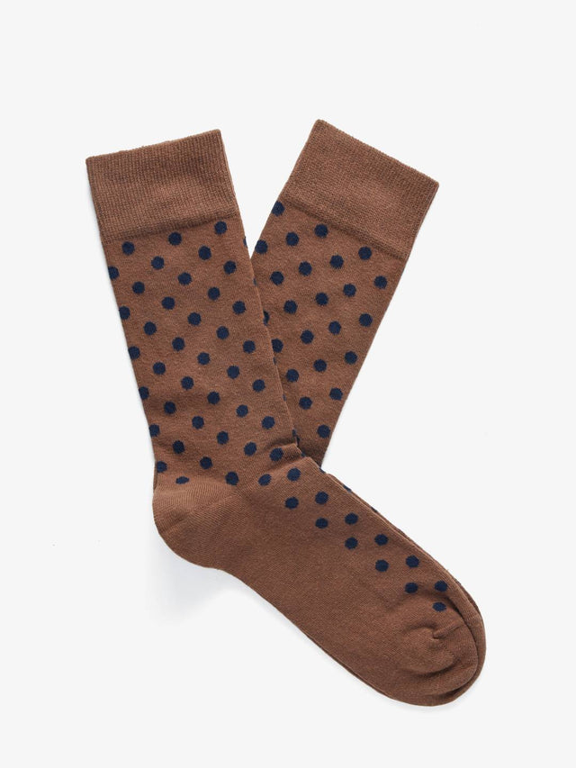 Brown & Blue Socks