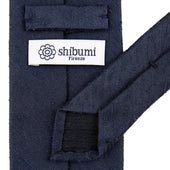 Plain Shantung Silk Tie Hand Rolled