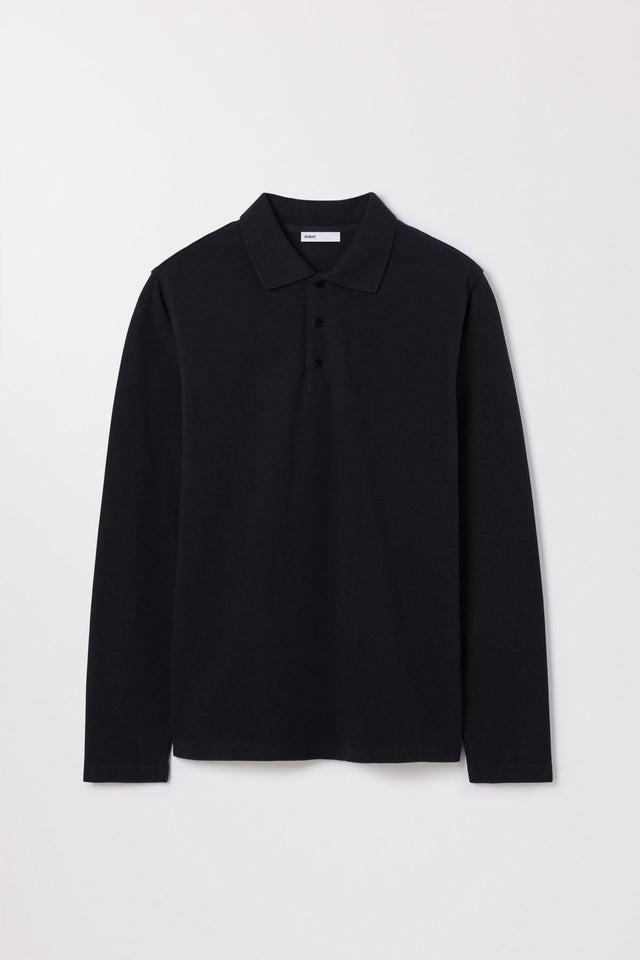 Long Sleeve Pique Polo Organic Cotton Asket