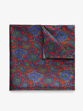 Orange Handkerchief Paisley