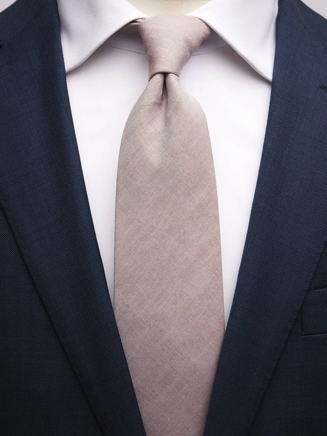 Beige Tie Cotton