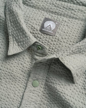 SS EASY WORK SHIRT -TONAL LUNAR ROCK COTTON SEERSUCKER