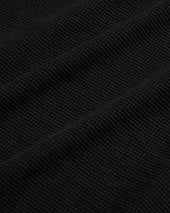 ARIZ LONG SLEEVE CREWNECK - BLACK LIGHTWEIGHT TECH COTTON THERMAL