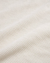 ARIZ LONG SLEEVE CREWNECK - IVORY LIGHTWEIGHT TECH COTTON THERMAL