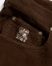 Matteo Five Pocket Cords Earthen Cotton Corduroy