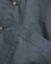 SAM SHIRT JACKET - WASHED SLATE COTTON MICRO RIPSTOP
