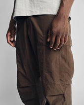 TAC UTILITY CARGO PANT - COCOA / KHAKI DOUBLE-DYE COTTON/NYLON RIPSTOP