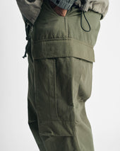 TAC UTILITY CARGO PANT - SAGE OLIVE / KHAKI DOUBLE-DYE COTTON/NYLON RIPSTOP