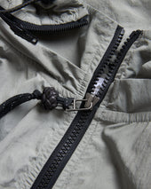 BANKS 2.0 UTILITY JACKET WITH REMOVABLE HOOD - LUNAR ROCK FEATHERWEIGHT MICRO RIPSTOP NYLON