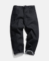 TENNER 5 POCKET JEAN - BLACK 13oz INDIAN RAW DENIM