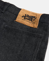 TENNER 5 POCKET JEAN - BLACK 13oz INDIAN RAW DENIM