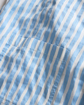 Dormire Pyjama Shirt Ecru Washed Hand Blockprinted Suvin Cotton