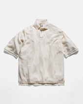 COTTAGE SS GIANT POLO - WHITE COTTON PIQUE