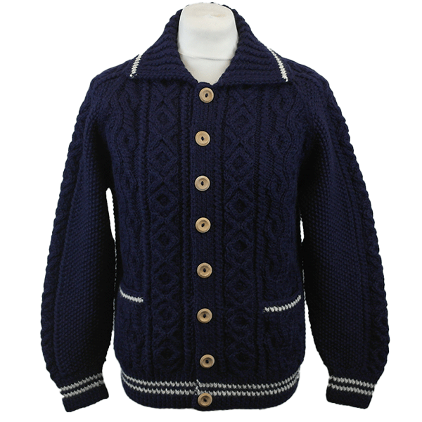 18p Lumber Cardigan 100 Pure New Wool