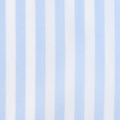 Poplin Semi Spread Shirt Sky Butcher Stripe