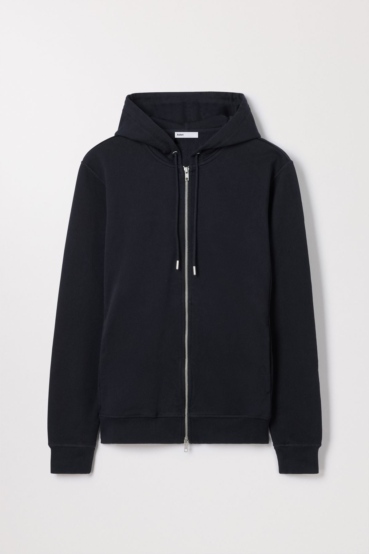 Zip Hoodie Organic Cotton Loopback Asket
