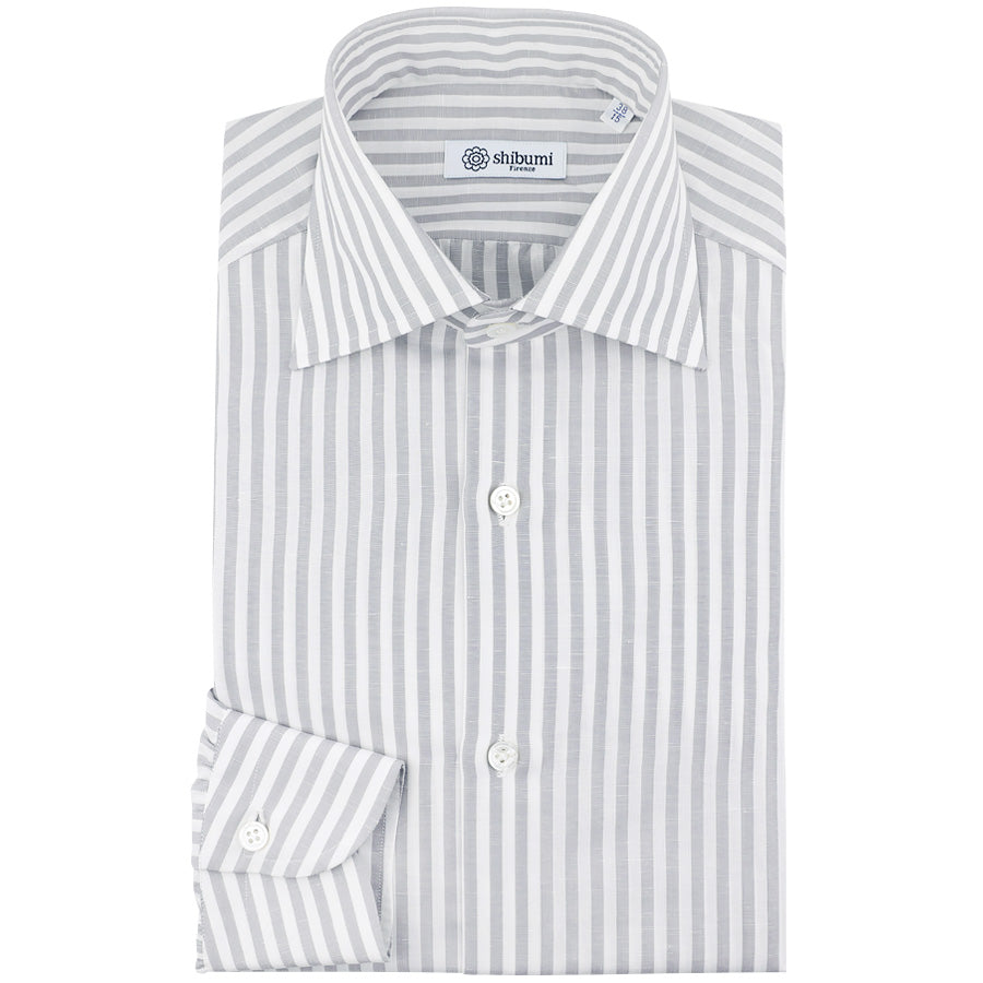 Cotton Linen Semi Spread Shirt