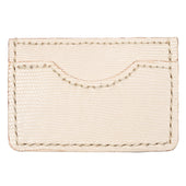 Card Case - Ivory Lizard