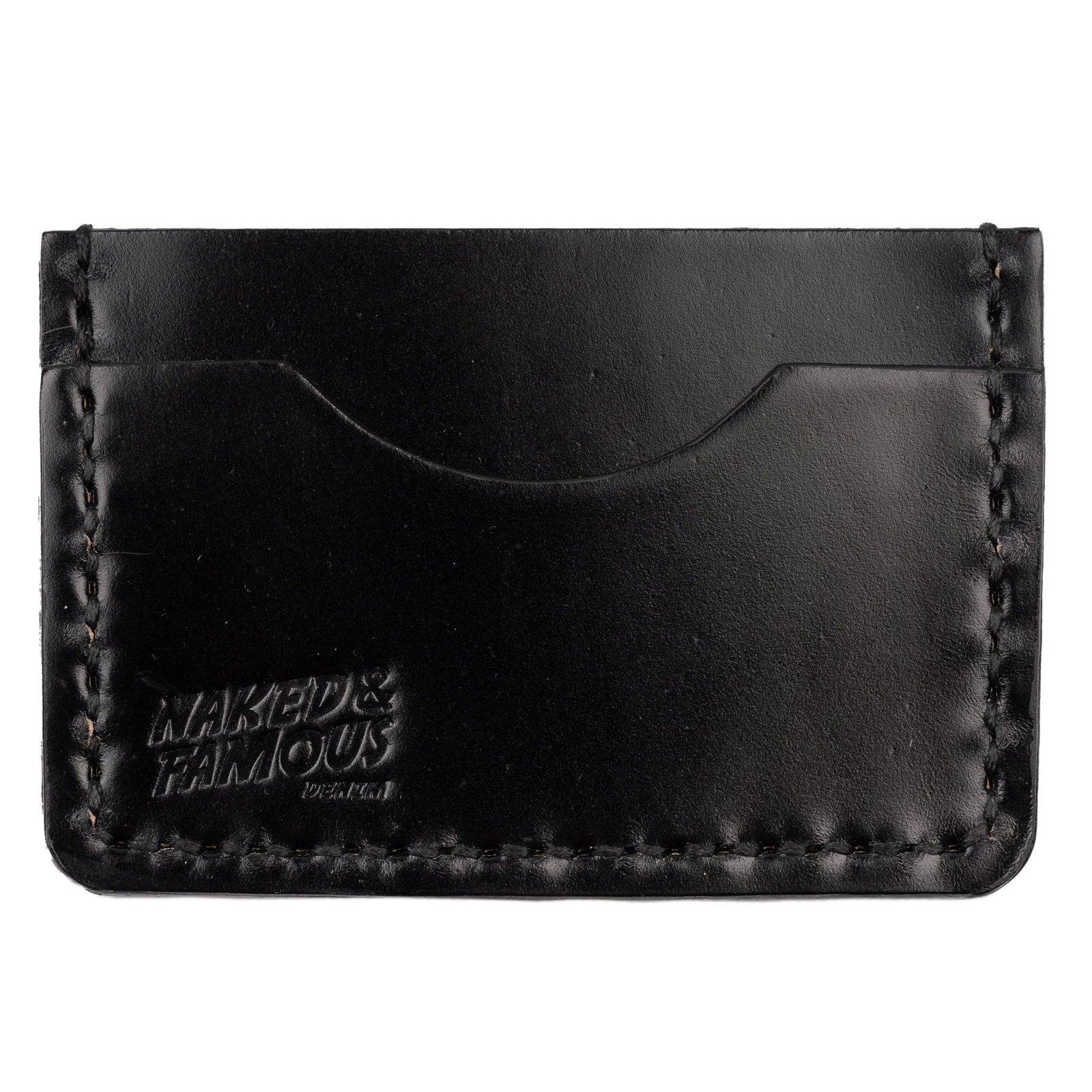 Card Case - Shinki Cordovan Leather - Jet Black