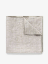 Grey Pocket Square Linen