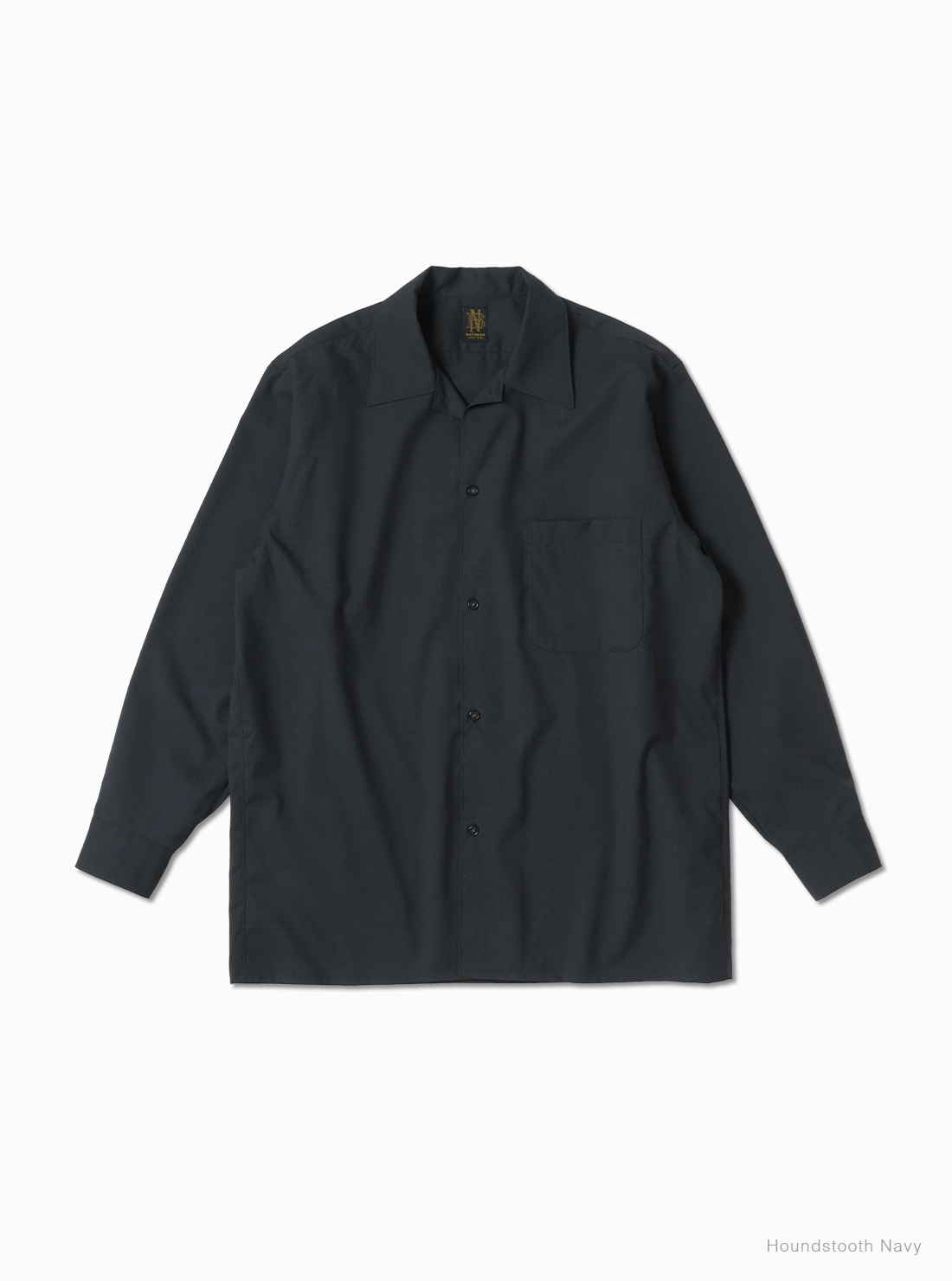 Men Solid Wool Open Collar Shirt Batoner Online Store