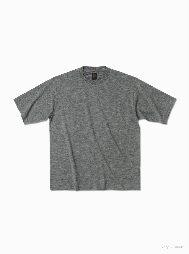 Men SLUB MIX T-SHIRT - BATONER｜ONLINE STORE