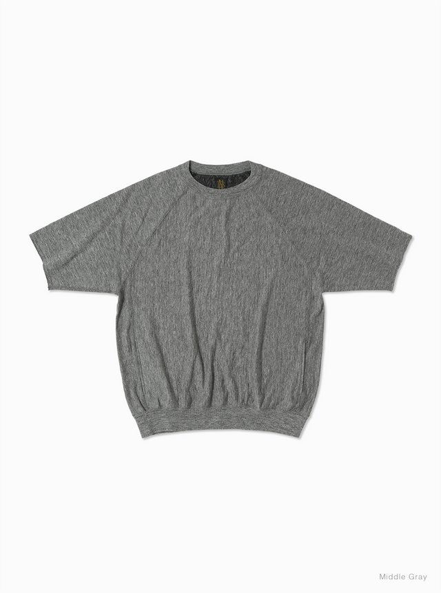 Men BELGIAN LINEN URAKE SHORT SLEEVE - BATONER｜ONLINE STORE