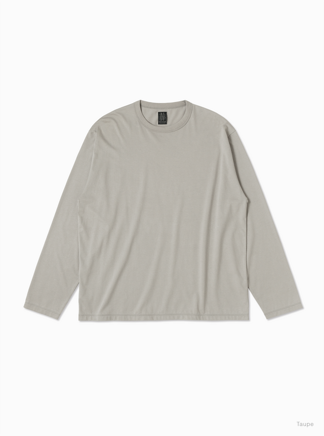 Essential INNOCENT COTTON LONG SLEEVE T-SHIRT - BATONER｜ONLINE STORE