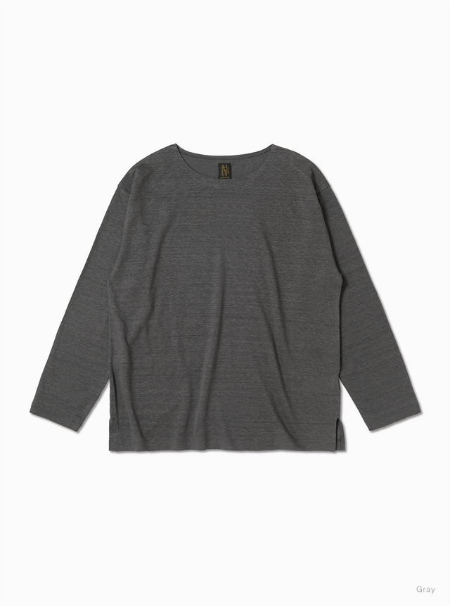 Men NORMANDY LINEN BASQUE SHIRT - BATONER｜ONLINE STORE