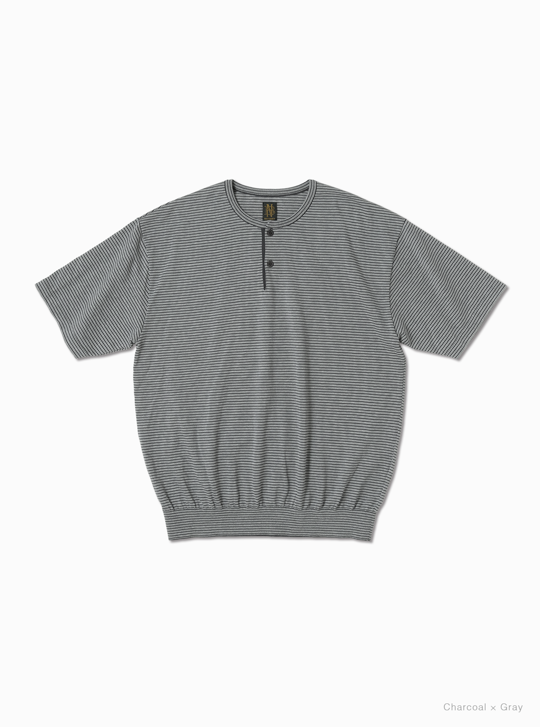 Men Blowsing Henley Neck T Shirt Batoner Online Store
