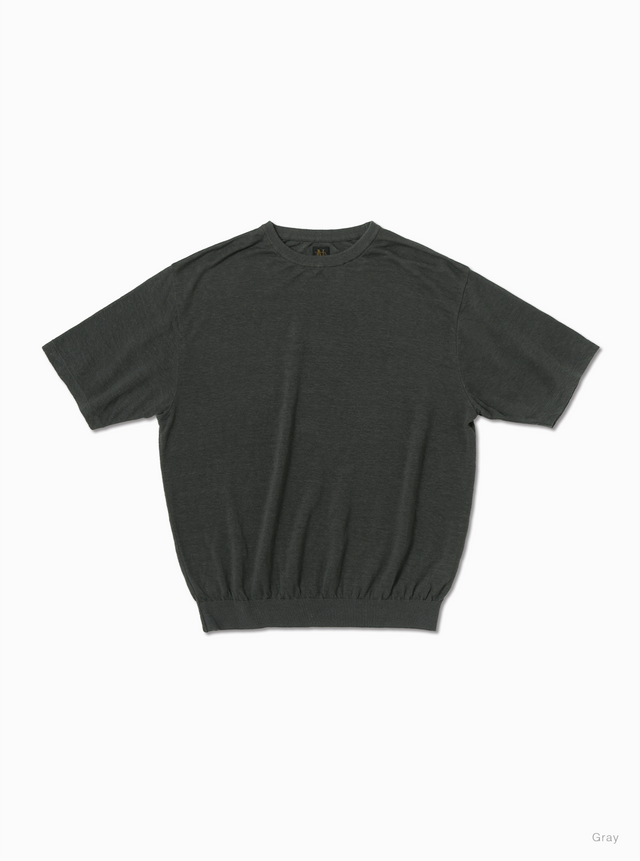 Men HEMP BLOWSING T-SHIRT - BATONER｜ONLINE STORE