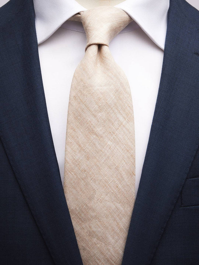 Light Beige Tie Linen
