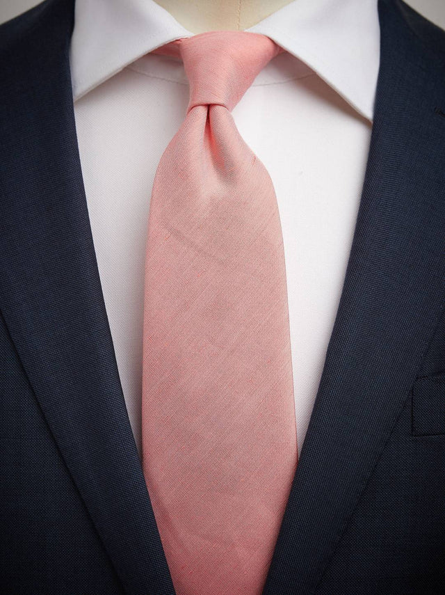 Coral Tie Linen