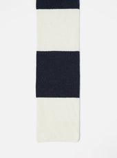Ecru Soft Wool Deluxe Football Scarf