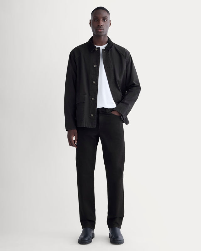 The Organic Cotton Straight-Leg Jean | Black