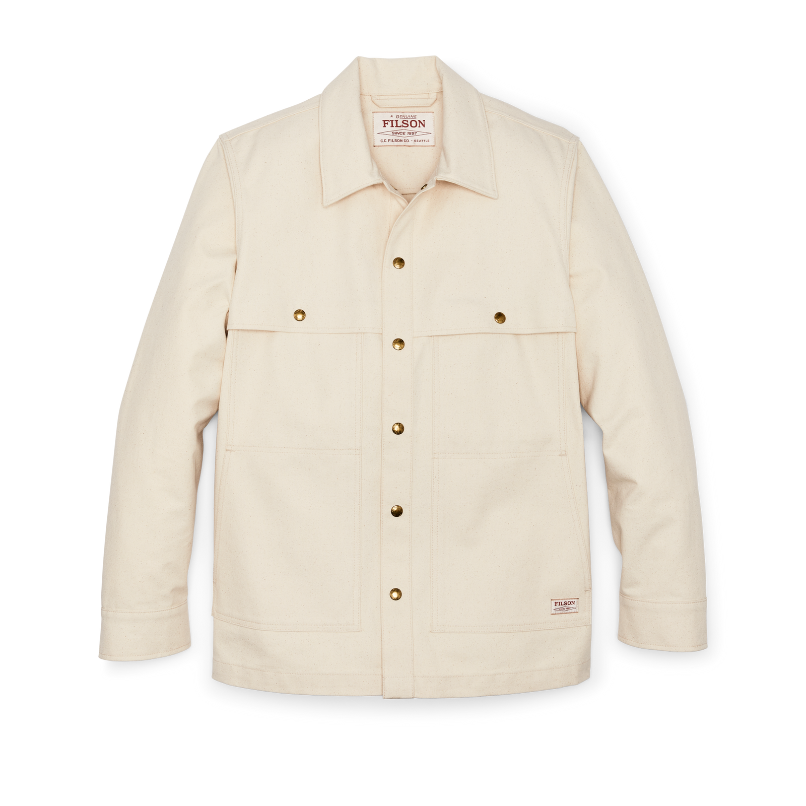 Dry Tin Cloth Forester Jac-shirt - Natural Seed