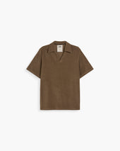 Brown Serif Terry Shirt