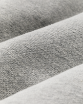 Quarter-zip Terry Sweatshirt - Heather Gray