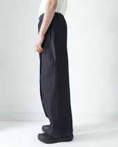 AW26 Box Pleat Trouser Denim - Raw Indigo
