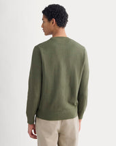 The No-Sweat Sweater | Uniform | Heathered Olive Night