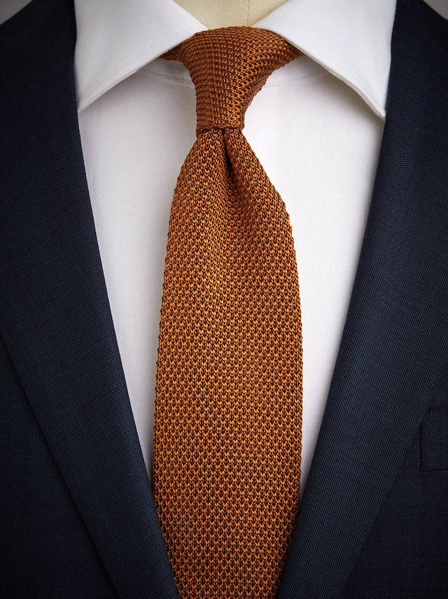 Bronze Knitted Tie
