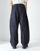AW26 Box Pleat Trouser Denim - Raw Indigo