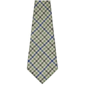 Maison Hellard Linen Bespoke Tie Gun Club Check
