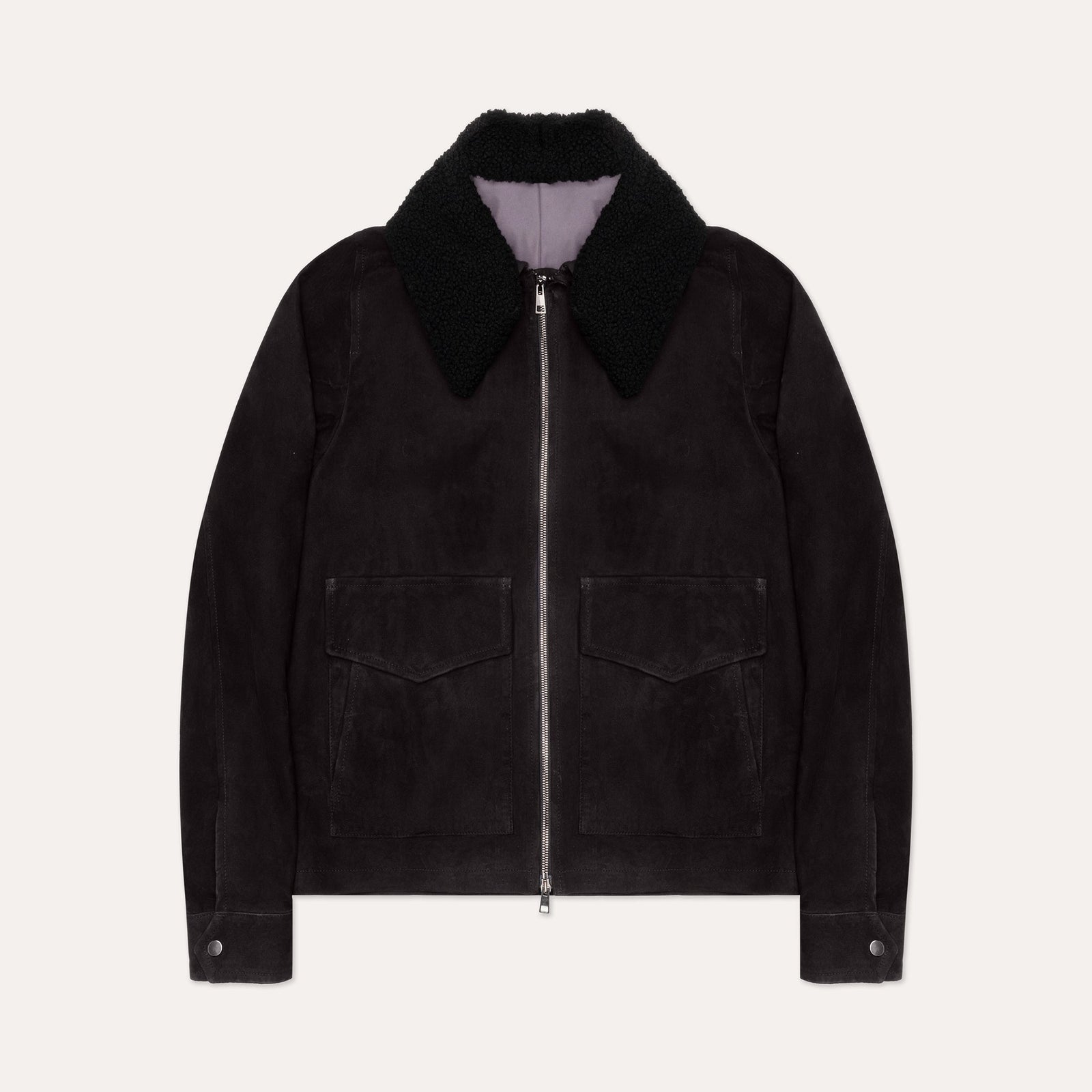 Suede Flight Jacket